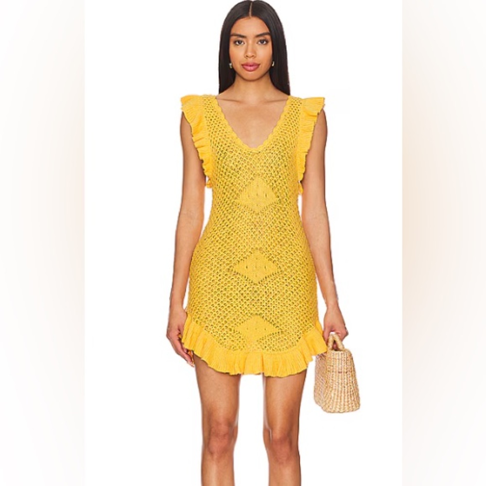 NWT Free People Mykonos Sweater Mini Dress